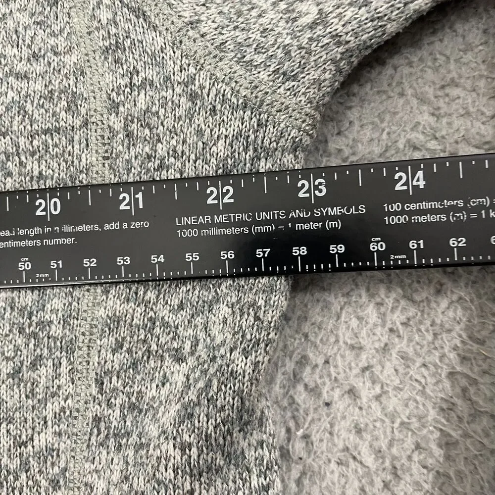 Patagonia‎ Better Sweater 1/4 Zip Men L Gray Fleece Purdue Company Logo Pullover